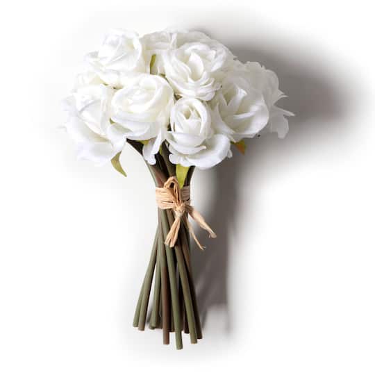 9 Pack: White Mini Rose Bundle Classic Traditions&#x2122; by Ashland&#xAE;